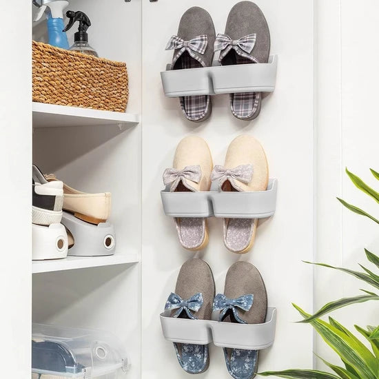 Space Slipper Organizer, Hidden Slipper Storage Rack, Wall Mounted Slipper Shelf, Kitchen Bathroom Slipper Rack, Sticky Slipper Organizer, Shoe Holder Organizer Space Slipper Organizer, Hidden Slipper Storage Rack, Wall Mounted Slipper Shelf, Kitchen Bathroom Slipper Rack, Sticky Slipper Organizer, Shoe Holder Organizer